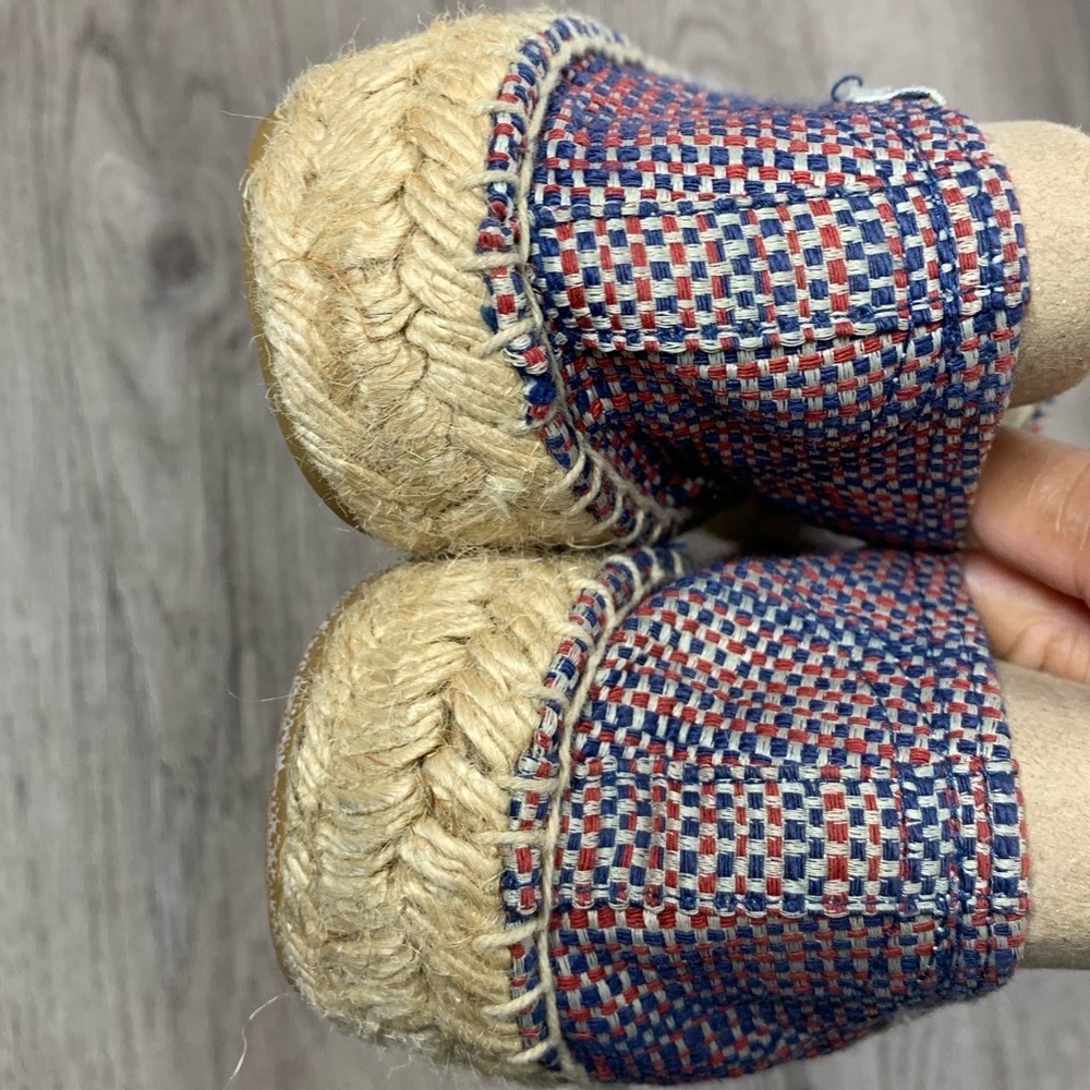 Saludos Multicolor Canvas Espadrille Sz 9 - Picture 4 of 7